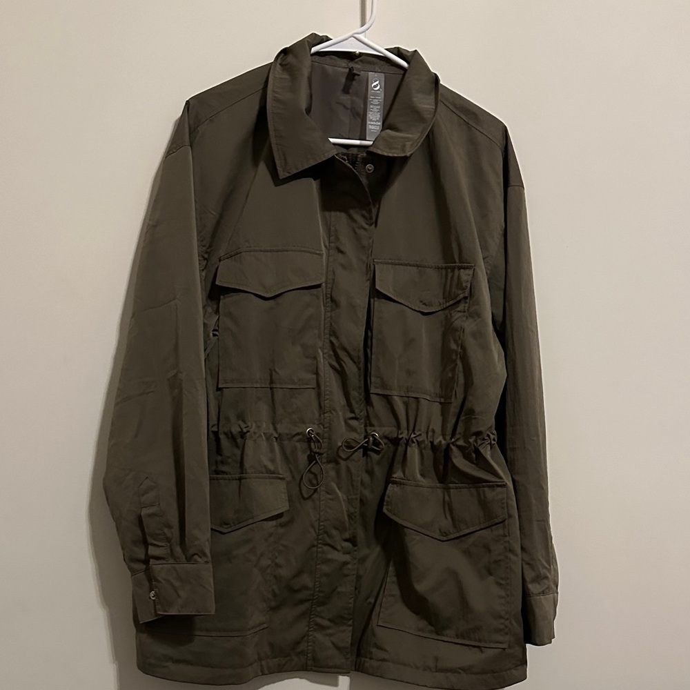 Lou & Grey Olive Green Utility Jacket